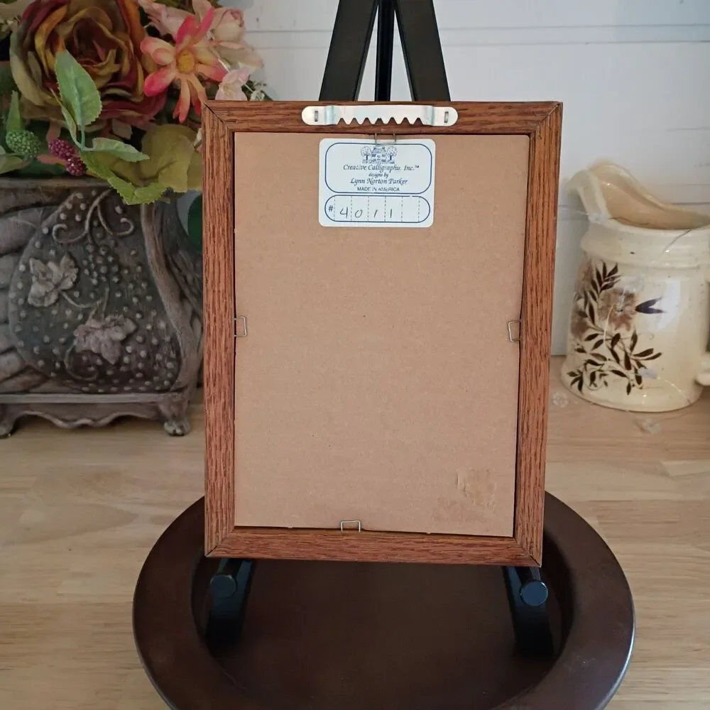 Vintage Wood Frame Mother's Day Gift Quote 